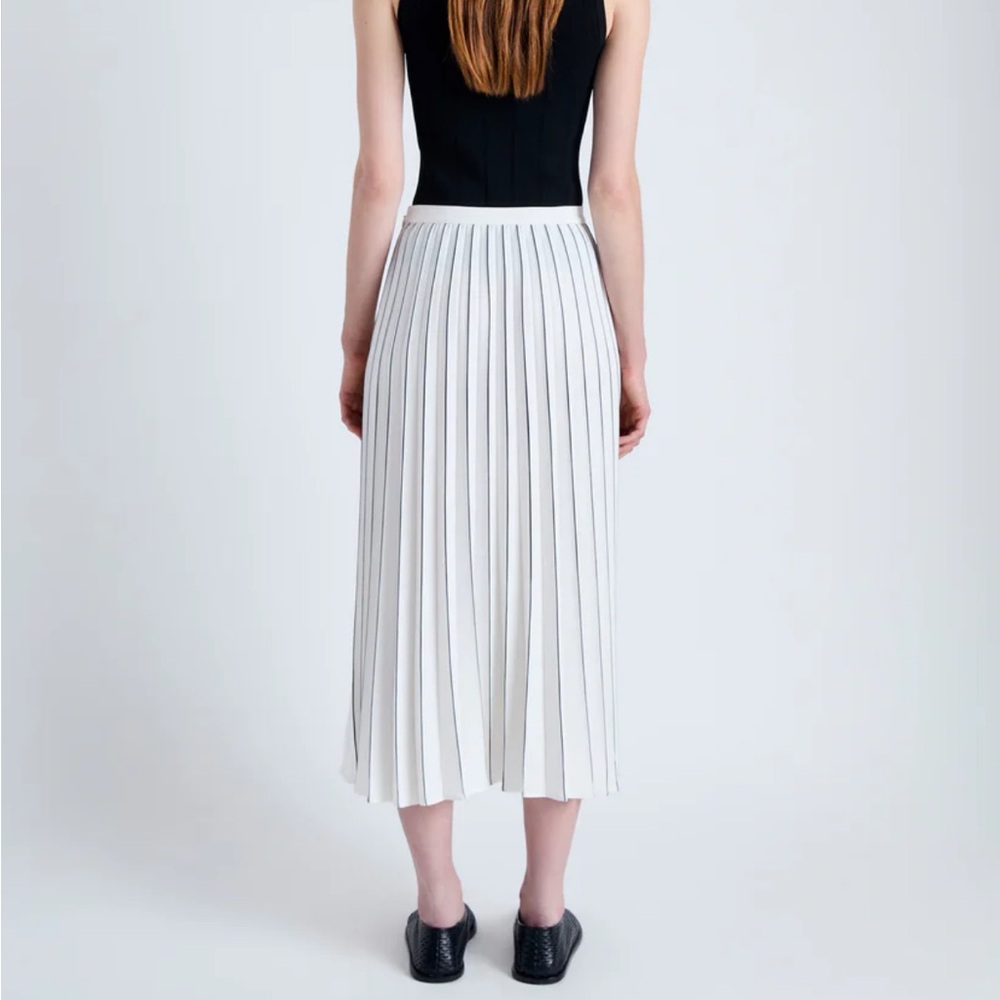 Proenza Schouler Pleated Miles Skirt in Crepe - Picture 4 of 15